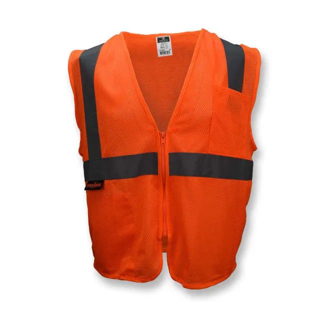 Radians SV2Z, Economy Class 2 Mesh Safety Vest with Zipper