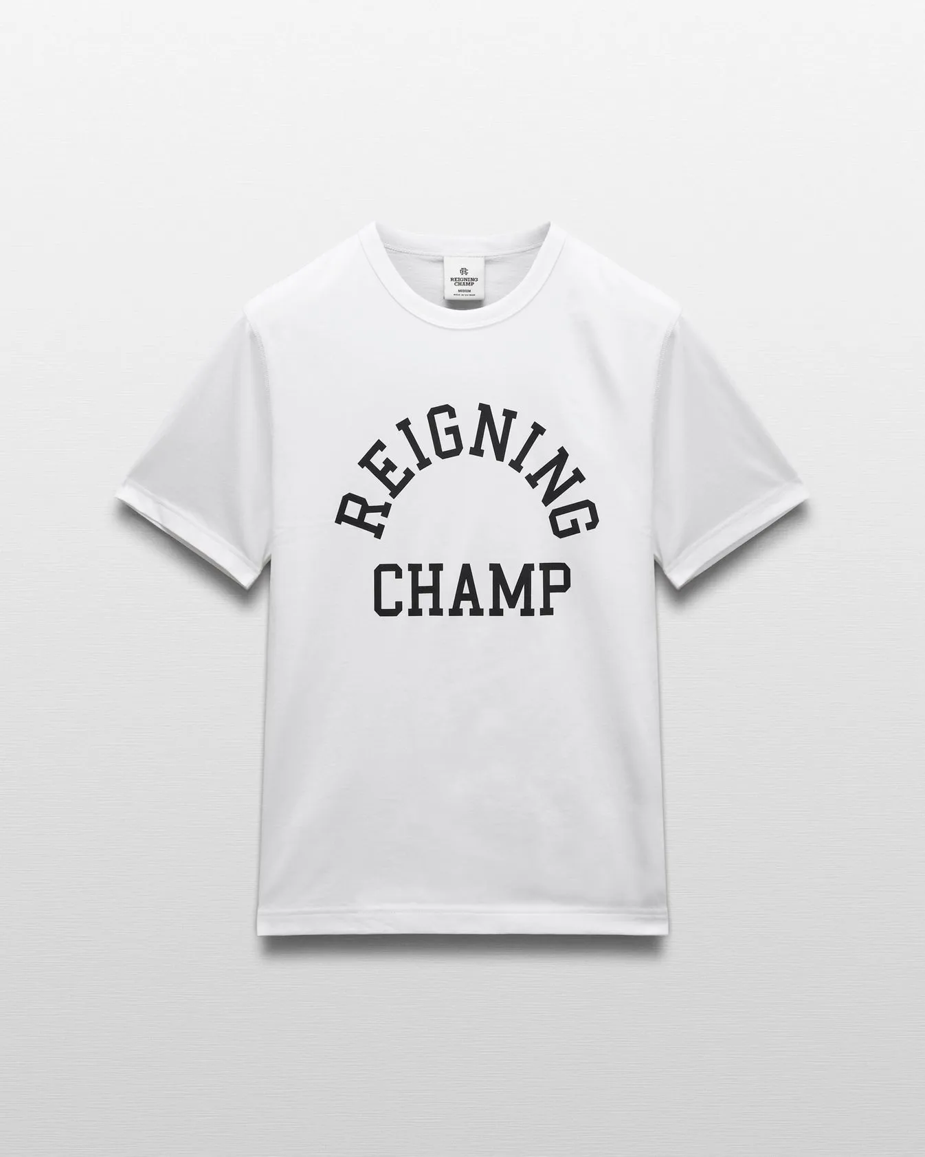 Reigning Champ Lightweight Jersey Arch Logo Standard T-Shirt