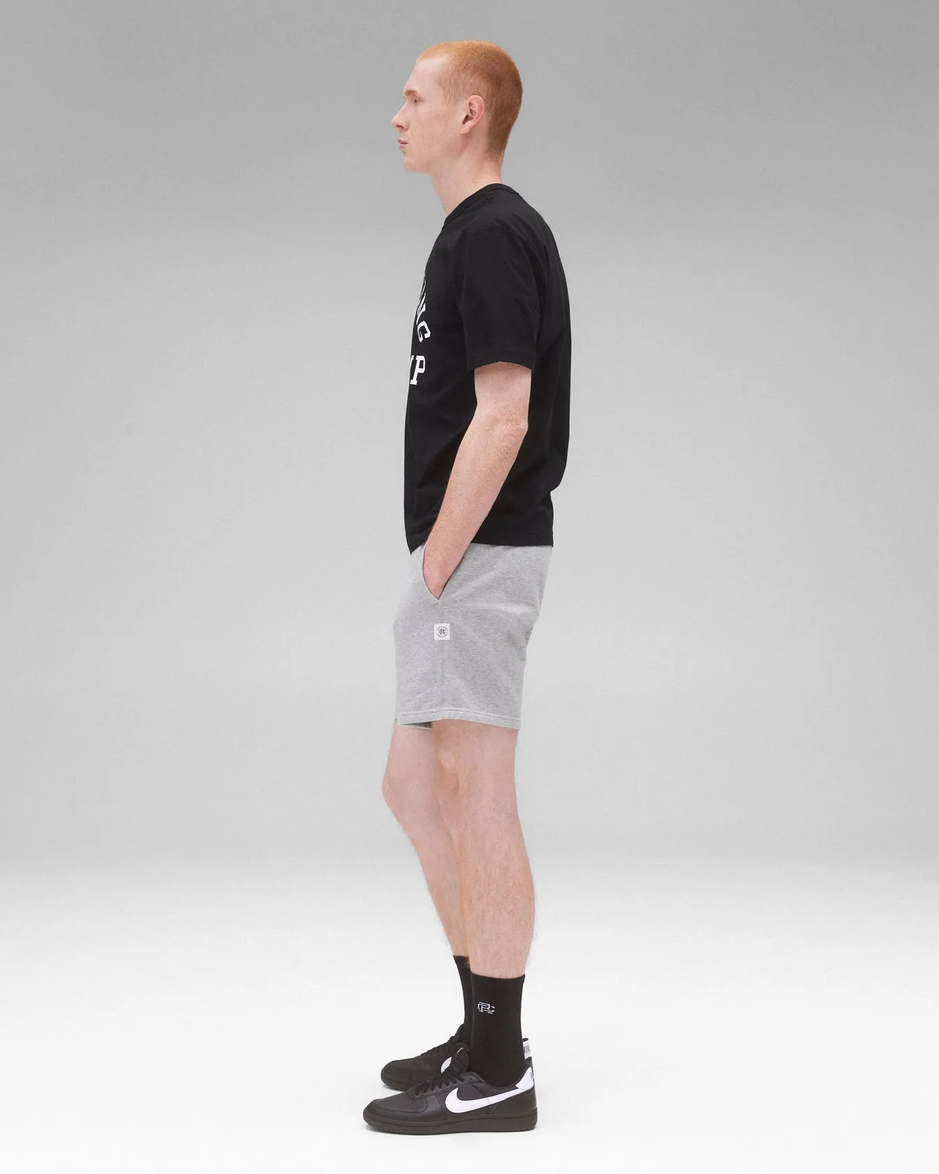 Reigning Champ Lightweight Jersey Arch Logo Standard T-Shirt
