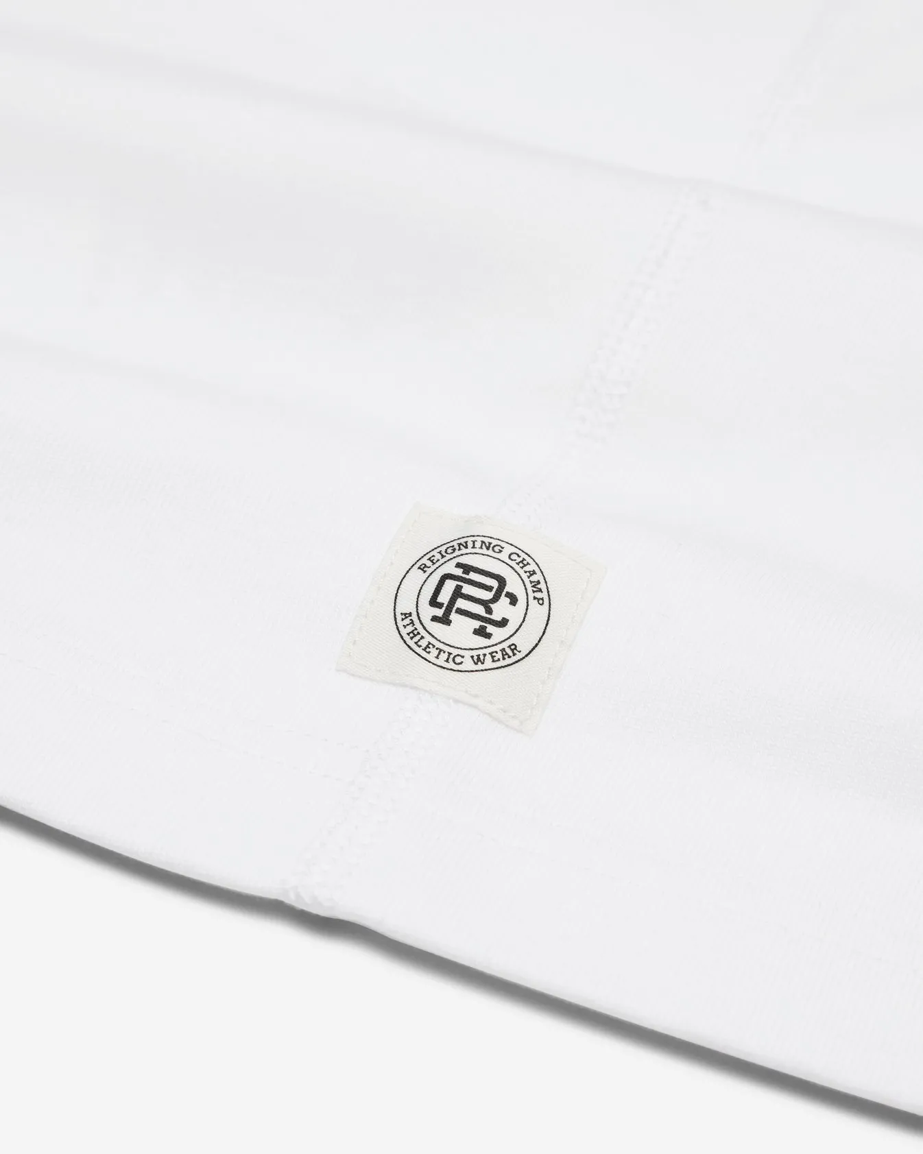 Reigning Champ Midweight Jersey Arch Logo T-Shirt in White