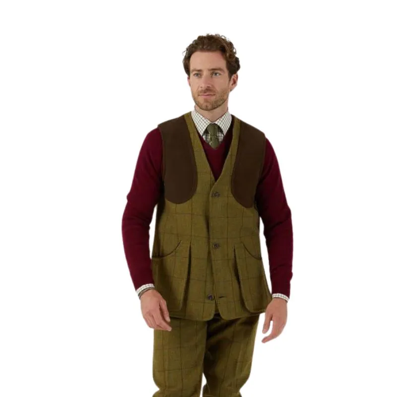 Rutland Men's Shooting Waistcoat In Lichen