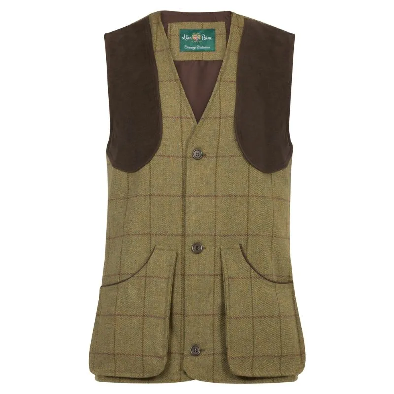 Rutland Men's Shooting Waistcoat In Lichen