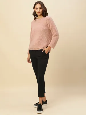 Sherpa Sweatshirt & Slim Peg Pant Co - Ord Set