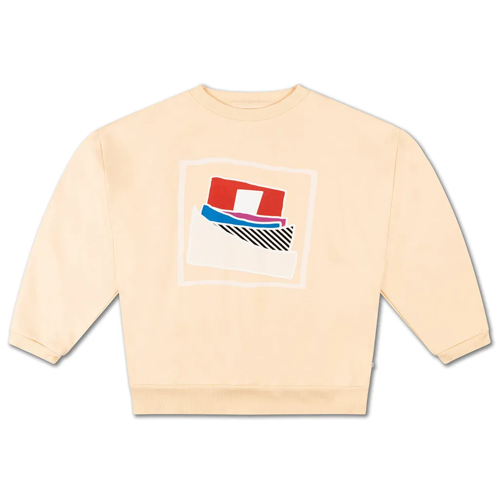 Sweater Crewneck Blond Sand
