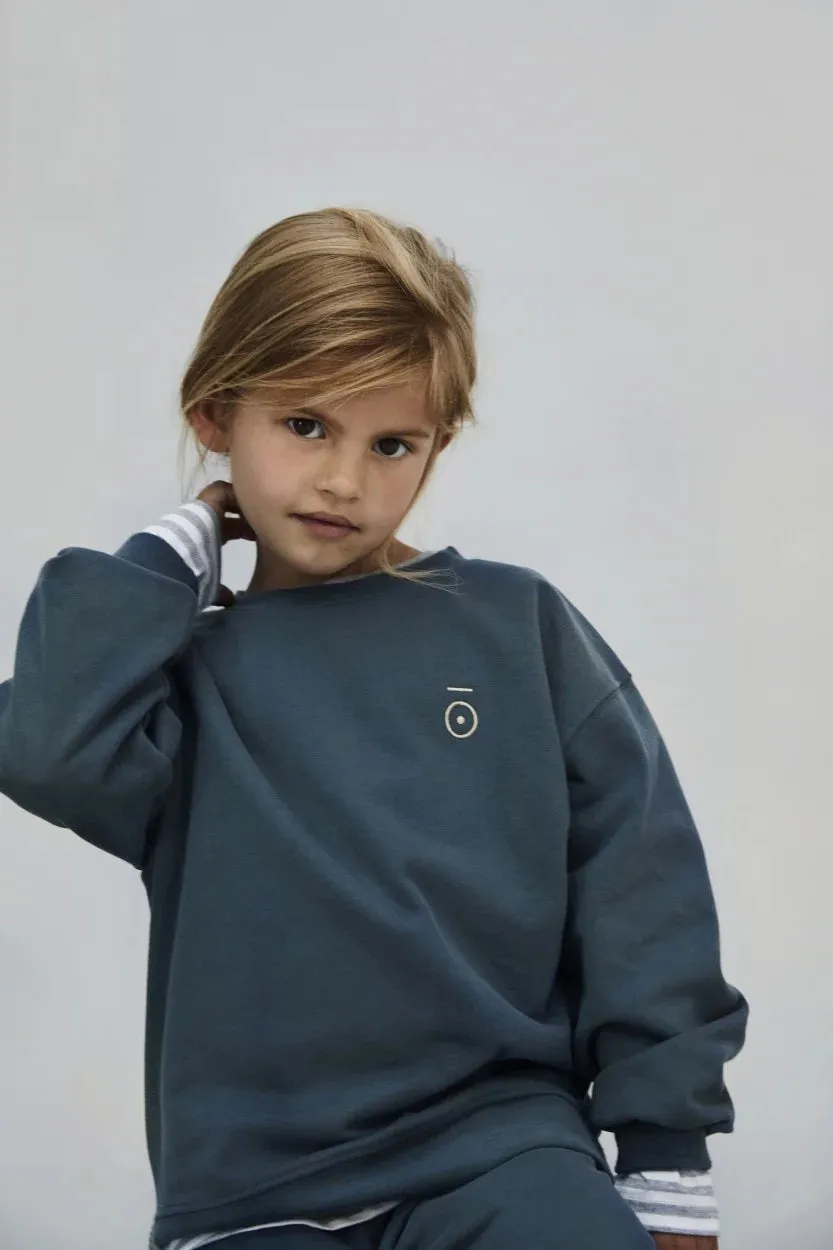 Sweater Dropped Shoulder 10Y Biscuit