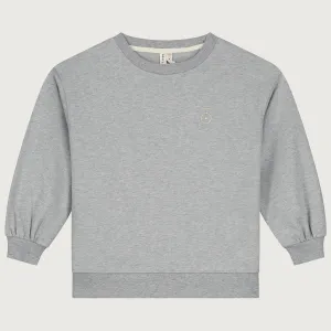 Sweater Dropped Shoulder 10Y Grey Melange