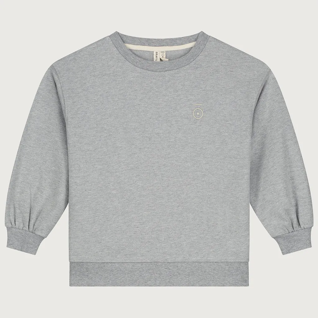 Sweater Dropped Shoulder 10Y Grey Melange