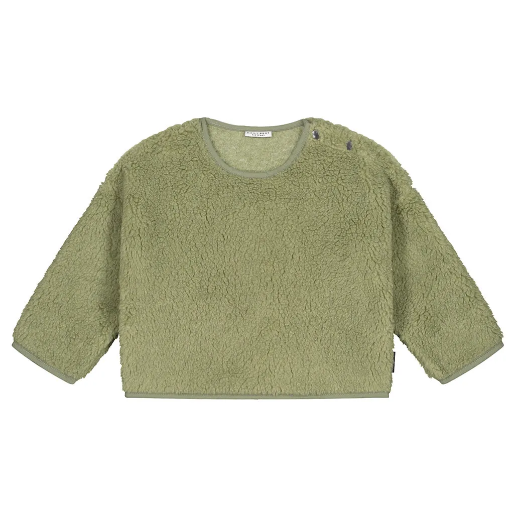 Sweater Oversized Teddy Sage