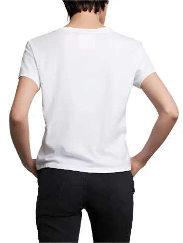 Venice V-Neck Tee (White)