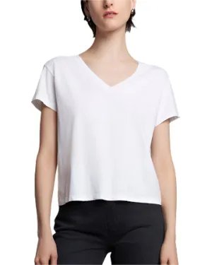 Venice V-Neck Tee (White)