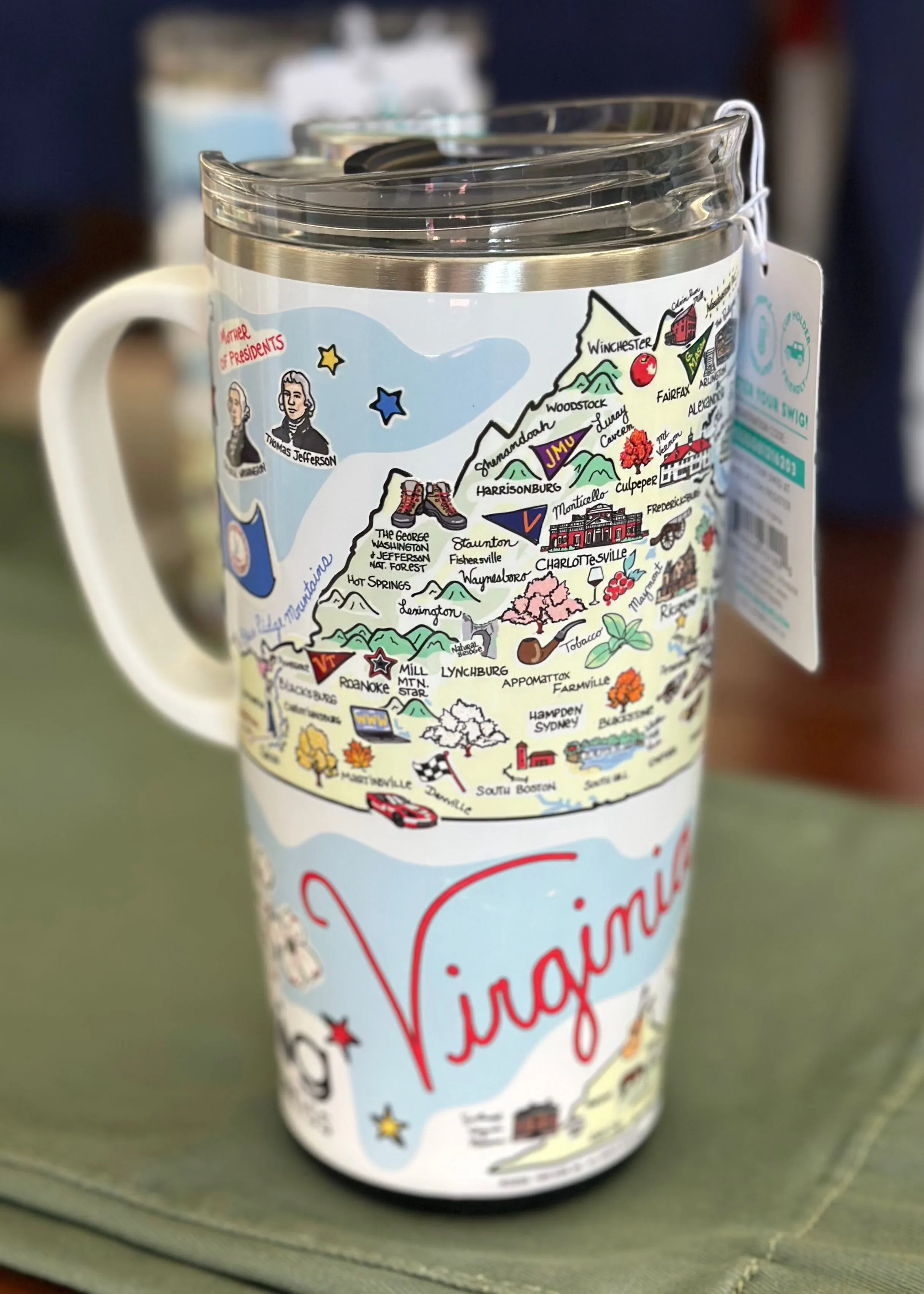 Virginia Travel Mugs by SWIG